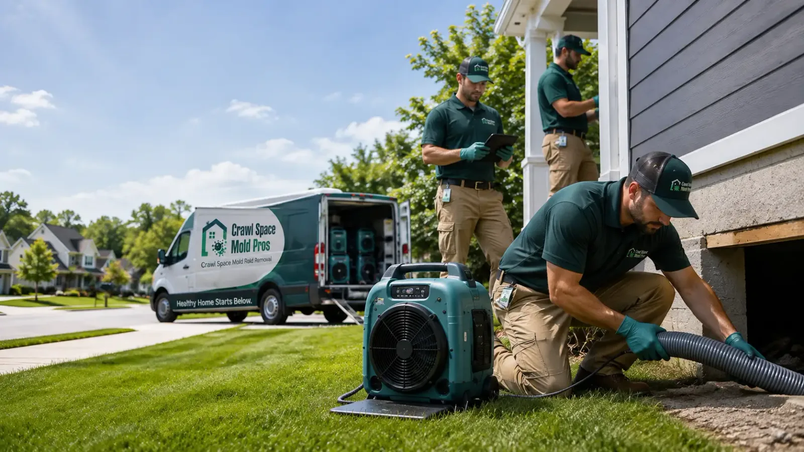 Crawl Space Mold Removal in Wheeler, OR
